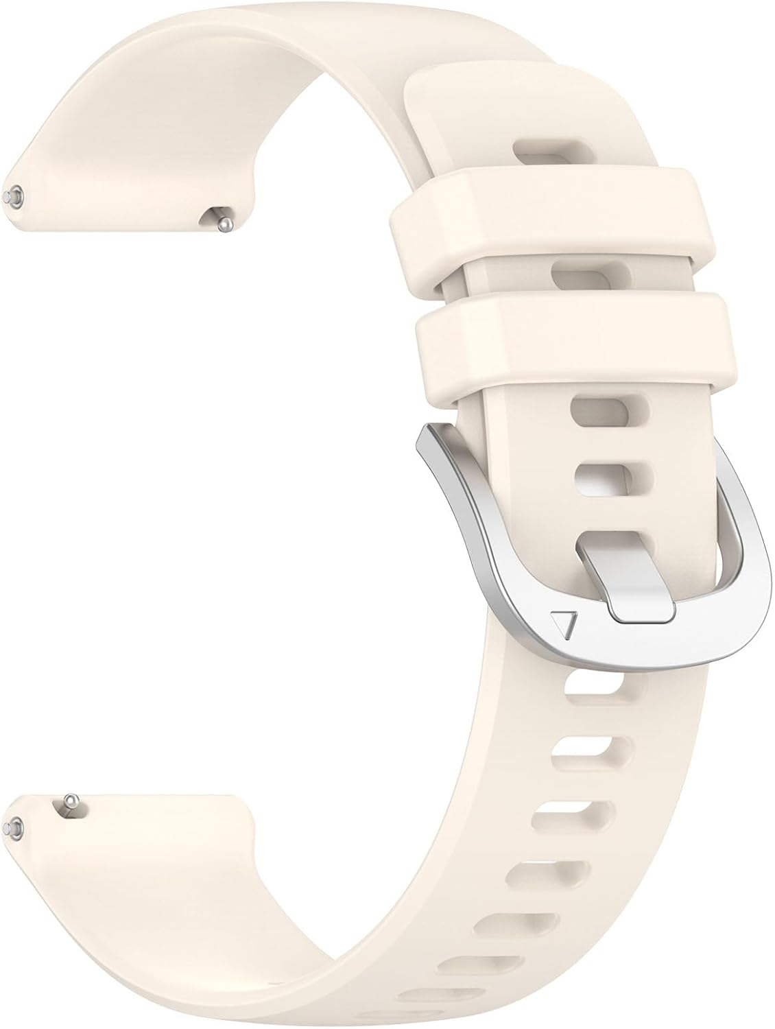 Replacement Band Intended for Garmin Venu 3S/ Venu 2S/ Vivoactive 3S/ Vivoactive 4S Smart Watch Band, 18Mm Soft Silicone Washable Straps Wristbands Accessoy - Black image number 4