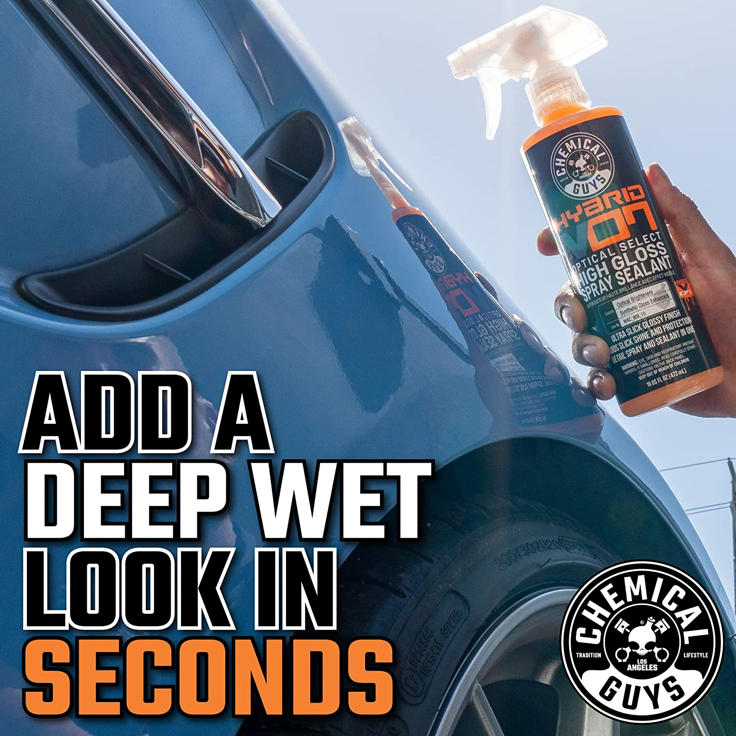 Chemical Guys Hybrid V7 Optical Select High Gloss Spray Sealant & Quick Detailer (Safe for All Finishes Including Ceramic Coatings), 473 Ml image number 4