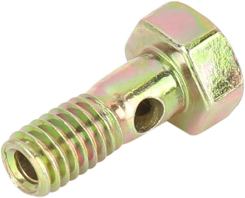 X AUTOHAUX 4 Sets M6X1.0Mm Metric Thread Banjo Bolts Brake Fitting Adapter with M6 Washers