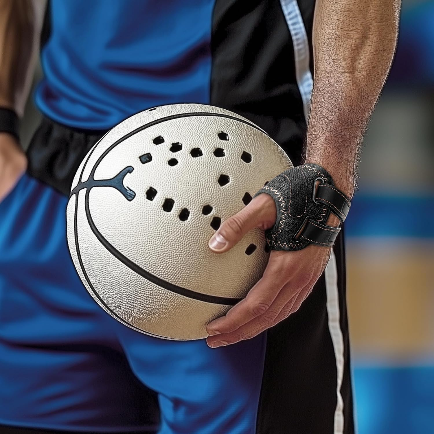 FORTEMOTUS CMC Thumb Orthosis for Saddle Joint Osteoarthritis with 2 Adjustable Straps for Relief from Rhizarthrosis and Base Instability, Left, L, 19-26 Cm image number 4