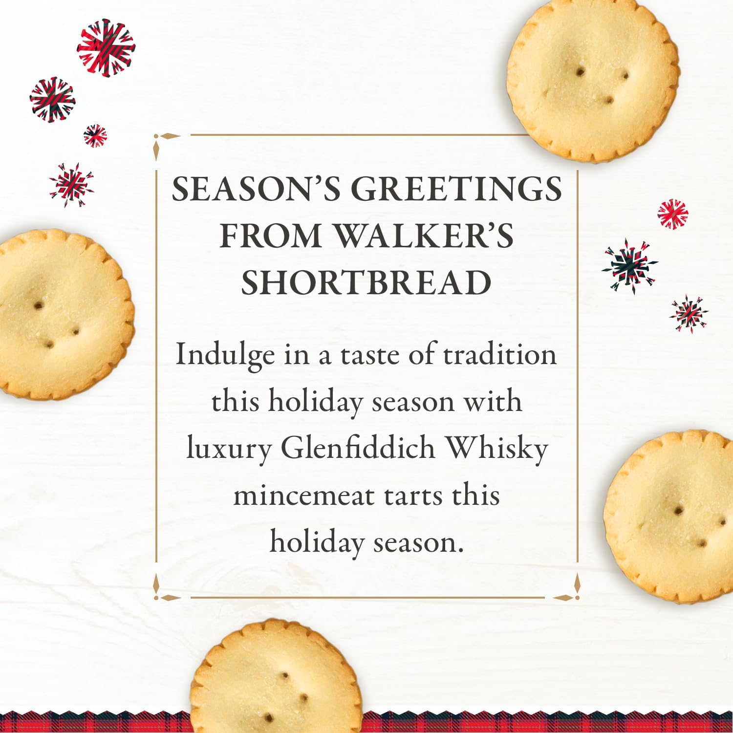 Walkers Shortbread Glenfiddich Mincemeat Tarts, 13.1-Ounce Boxes (Pack of 2) image number 1