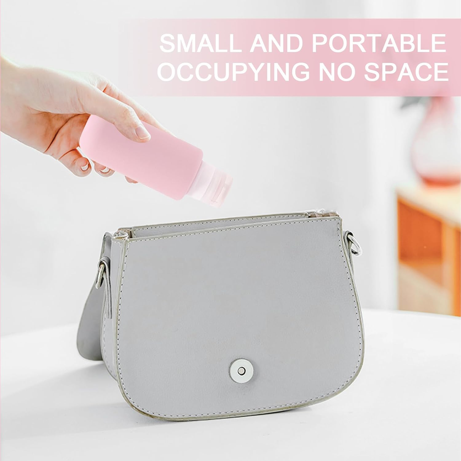 Silicone Travel Bottles 3Pcs Leak Proof Silicone Squeezable Containers for Toiletries, 200Ml Portable Travel Bottles Set for Traveling, BPA Free, Refillable, for Lotion Liquid, Shampoo, Conditioner image number 5