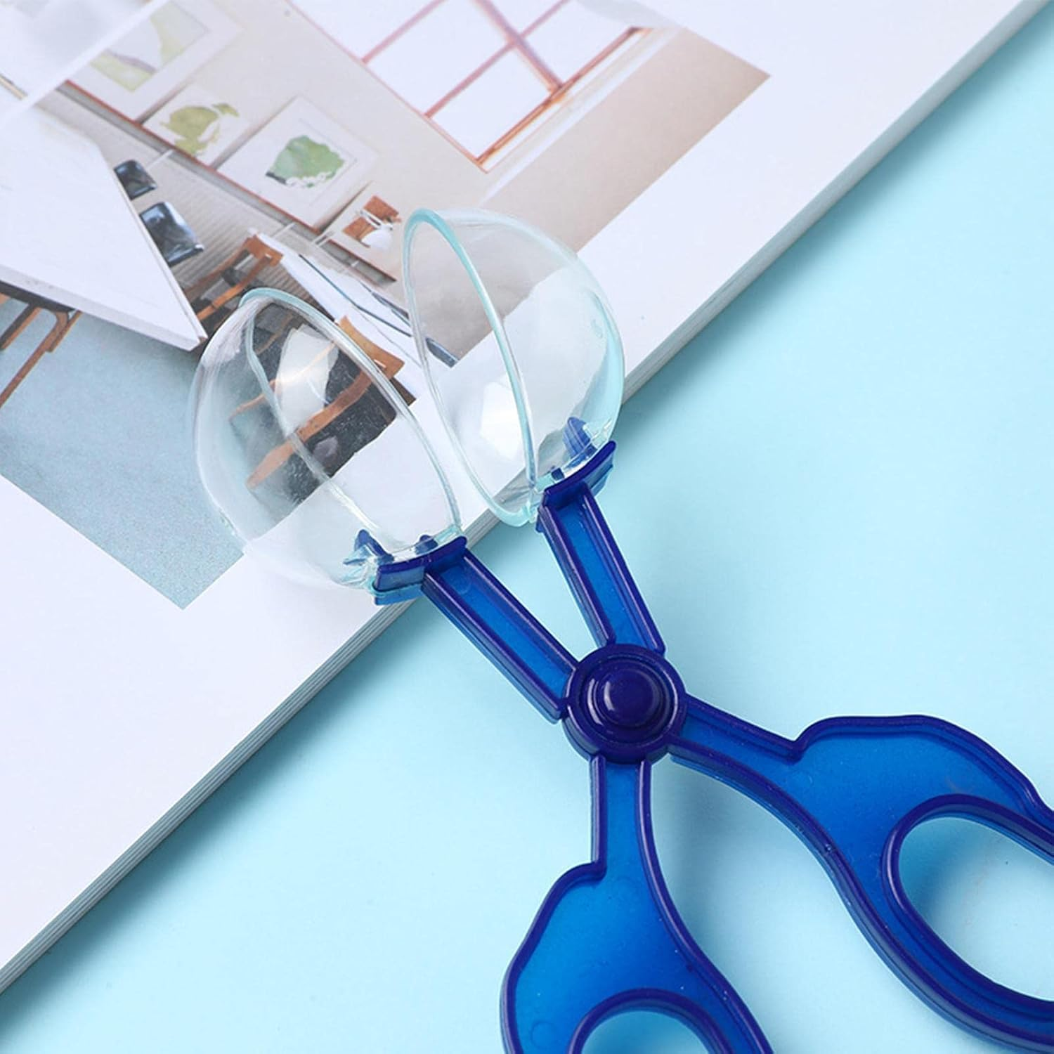 Bugs Catcher Toy | Bugs Insect Scissor for Children,Skill Development Toy Nature Exploration Observation for Outdoor Adventure Games Seta-Au - 10 Pcs Blue Insect Clip image number 7