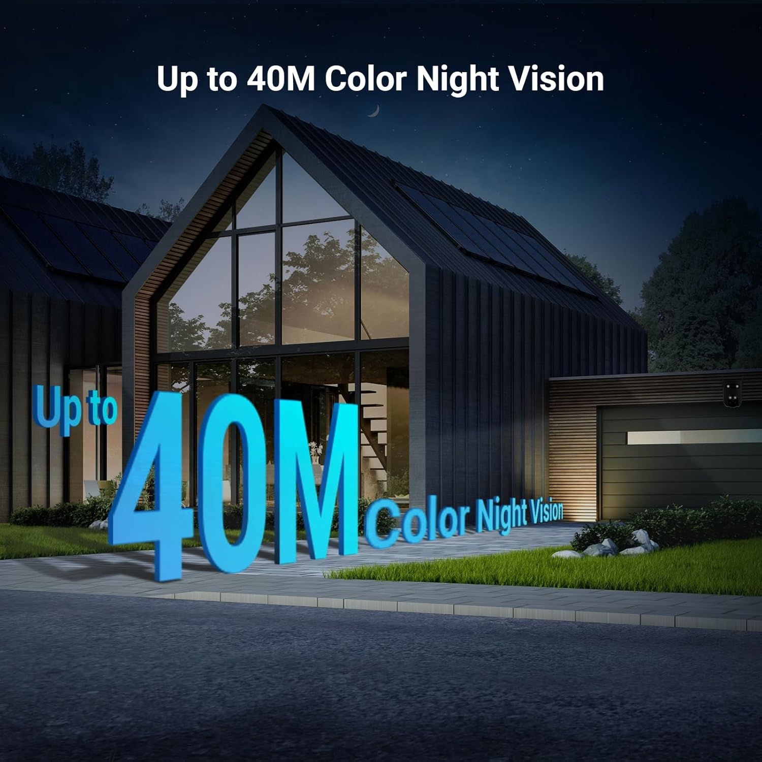 EZVIZ H9C 3K Dual-Lens Outdoor Security Camera, 360&deg; PTZ Wifi Home Surveillance, Color Night Vision, Waterproof, Human/Vehicle Detection, 220M Enhanced Dual Wi-Fi Antennas image number 1