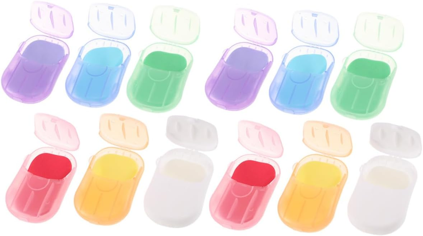 Abaodam Portable Camping Soap Sheets Travel Toiletry Containers Soap Paper for Hiking image number 5