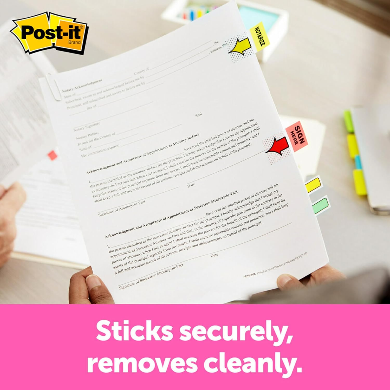 Post-It Flags Sign Here 25.4Mm X 43.2Mm 680-SH2 image number 1