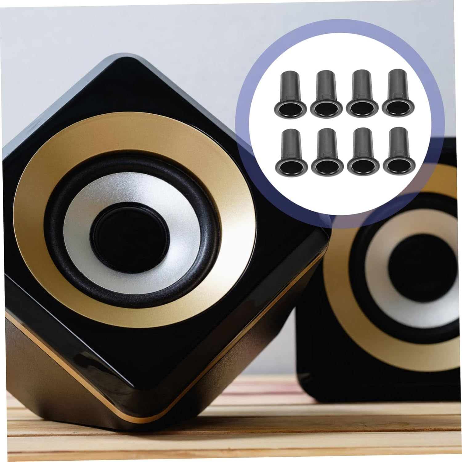 ARTIBETTER 24Pcs Speaker Port Tube Subwoofer Bass Reflex Tube for Woofer Box Speaker Parts for Cabinet Vent for Audio Subwoofer Enhancements image number 4