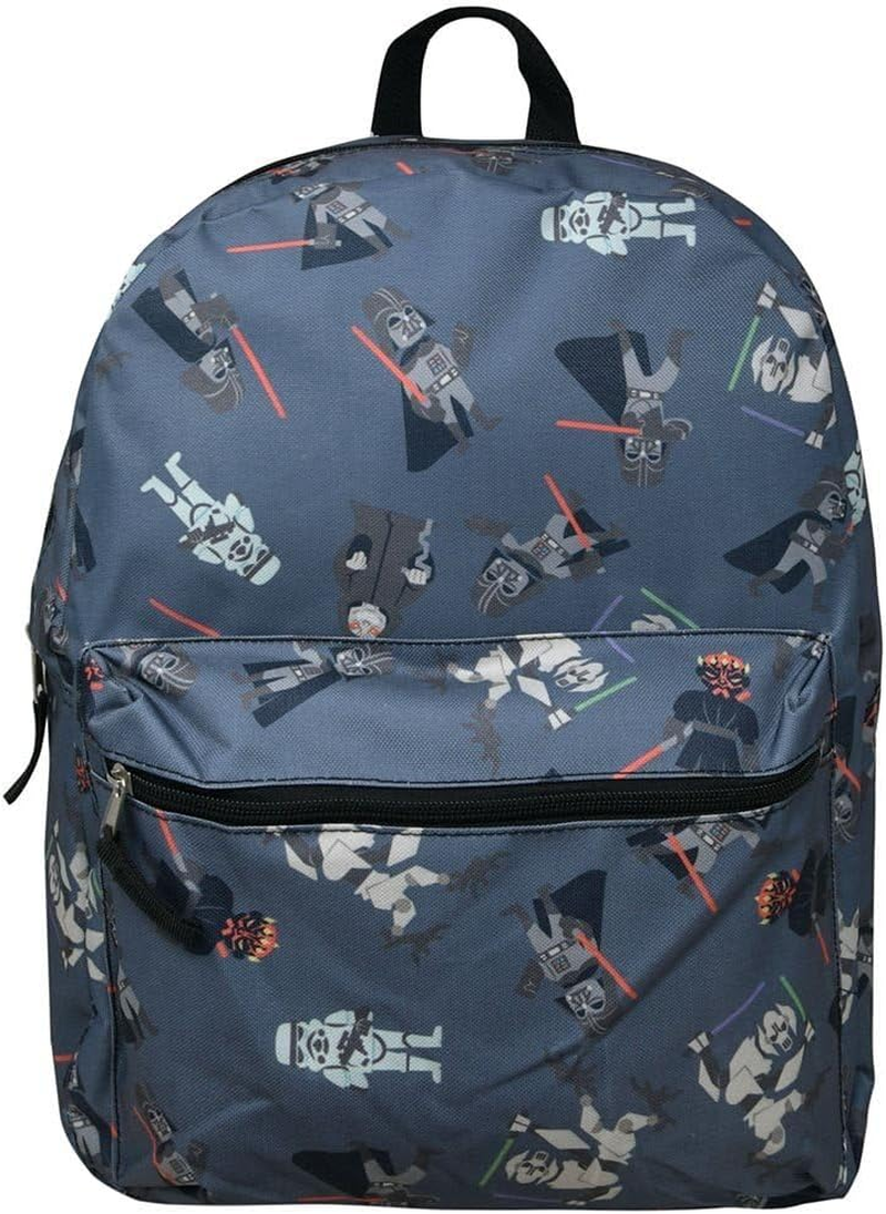 Disney Star Wars Classic 16" Backpack All over Print, Grey, Large, Backpack