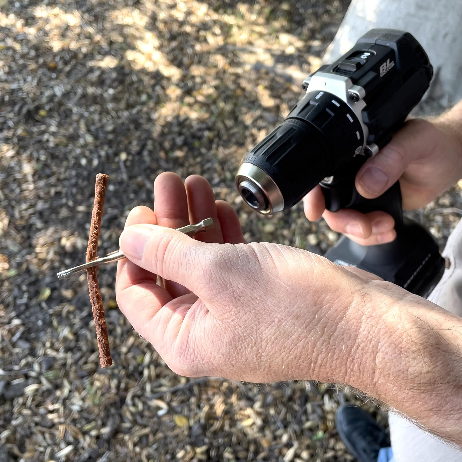 Slime 20501 Tire Plug Drill Bit Kit, All Drills Compatable, Easiest Tire Plug Option, (2-Piece Set) image number 1