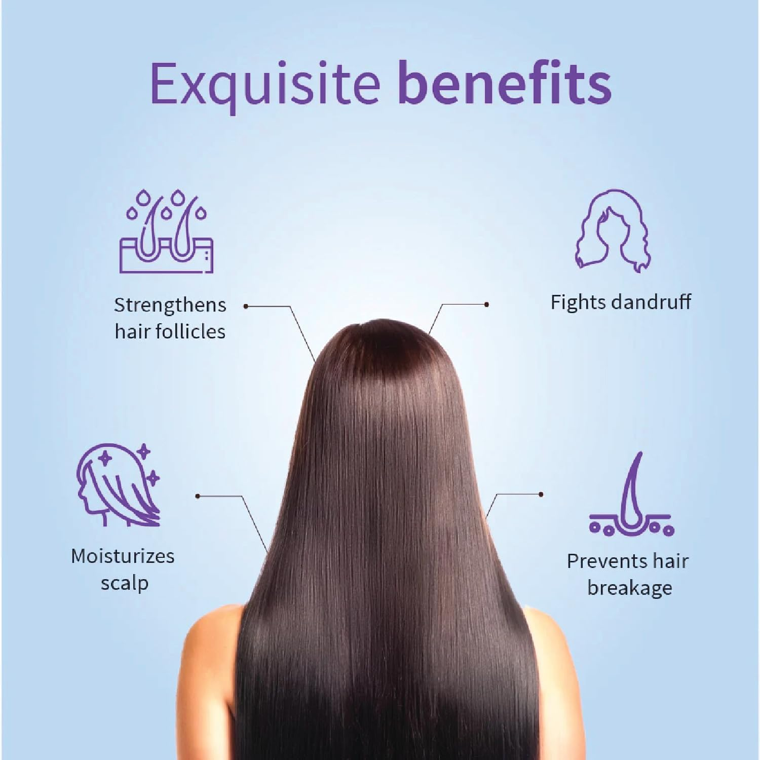 Ayouthveda Healthy Hair Shampoo, Conditioners & Cleansers, Prevents Hair Breakage, Fights Dandruff, Paraben & Sulphate Free, 200 Ml image number 3