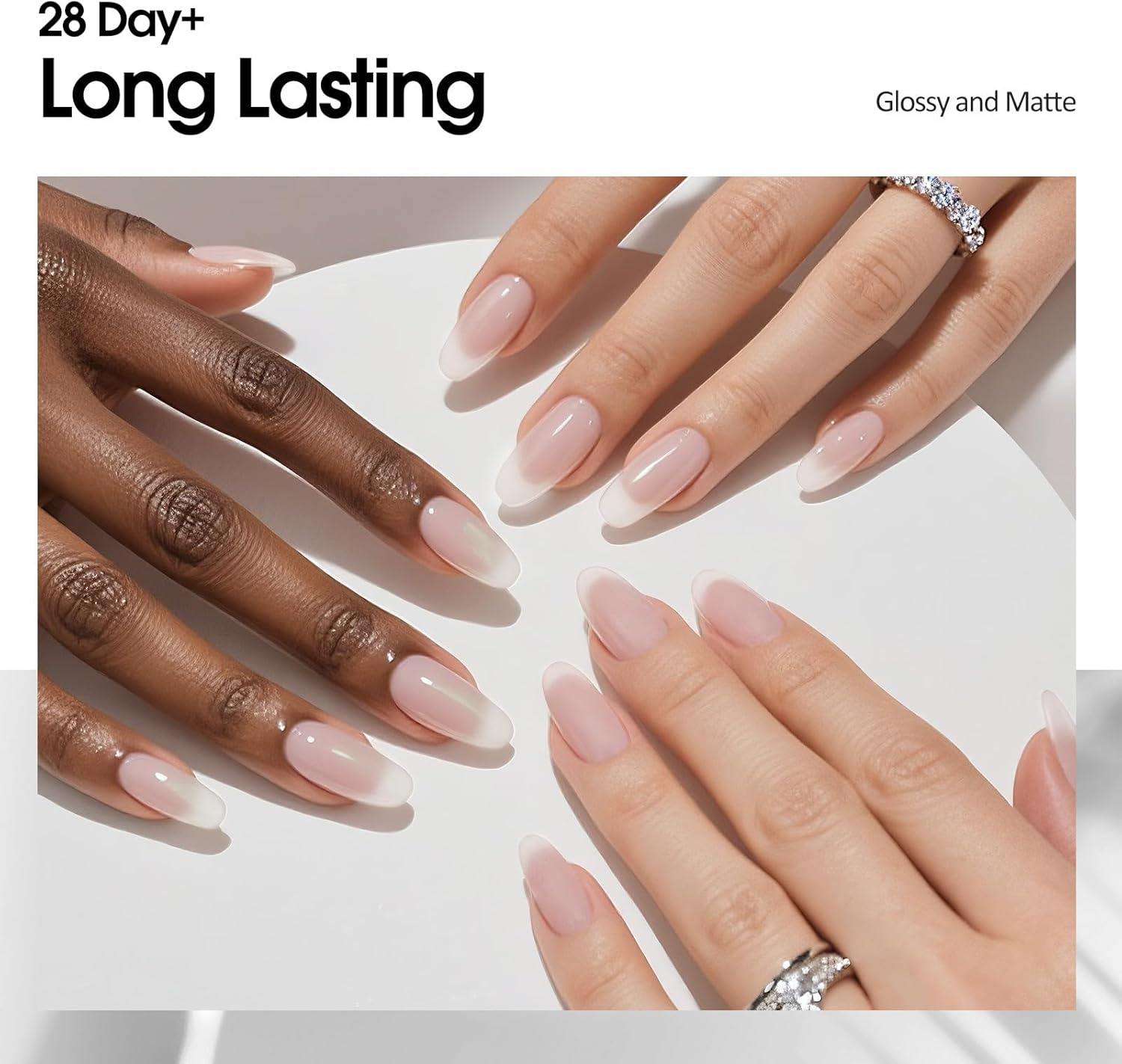 VENALISA Milky White Gel Nail Polish 1 Pcs 10ML Soak off UV Gel Salon Manicure DIY at Home image number 6