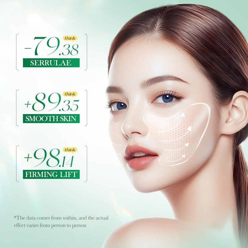 Smile Line Patches, Anti-Wrinkle Facial Patches with Hyaluronic Acid & Collagen for Moisturize and Smooth Fine Lines Wrinkles, Face Lifting Mask for Hydration Firm Skin Daily Skin Care for Women image number 4