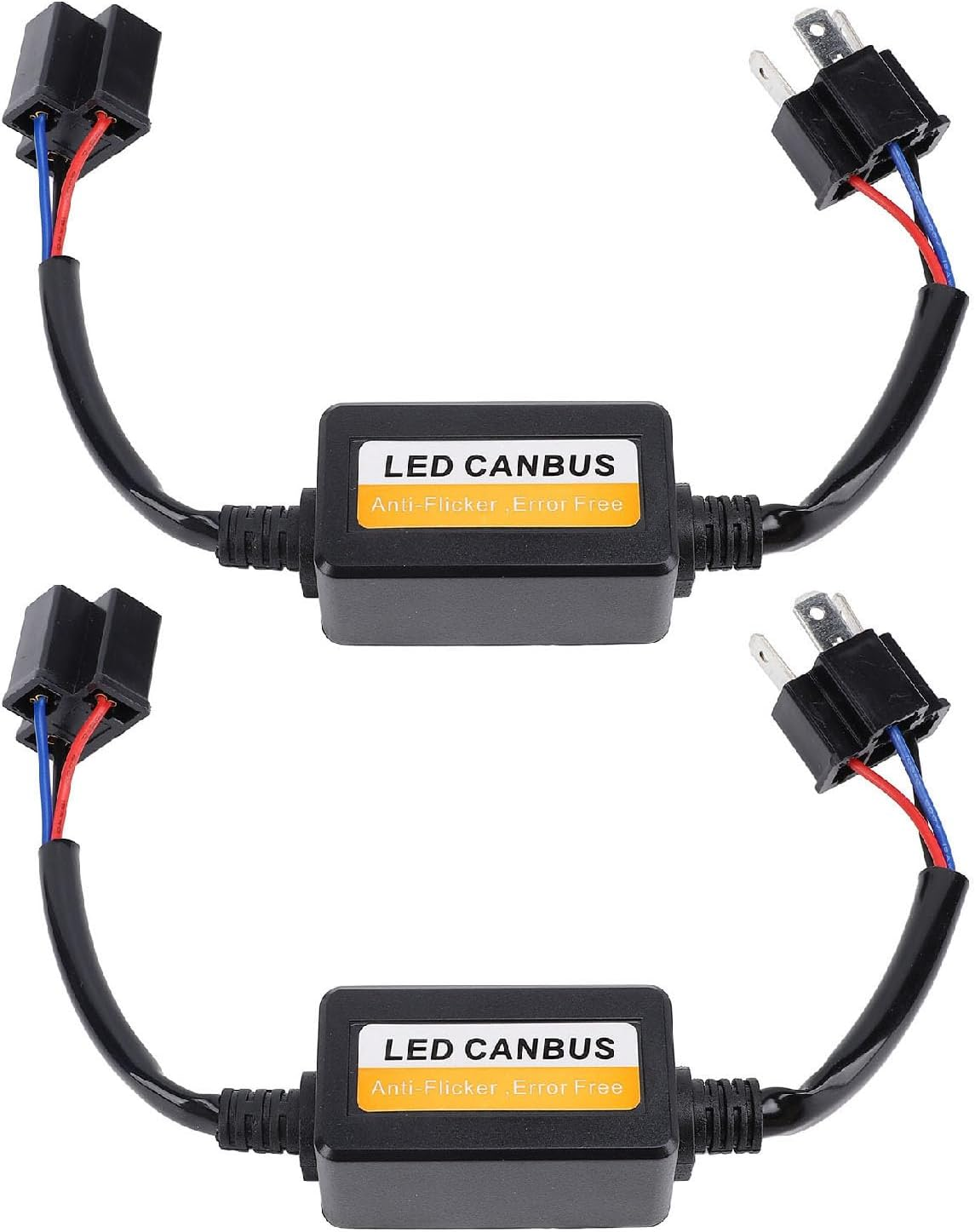 2Pcs H4 LED Canbus Decoder Bypassing Wiring LED Light Decoder for Stable Quality Installation for H4 Headlight Models image number 5