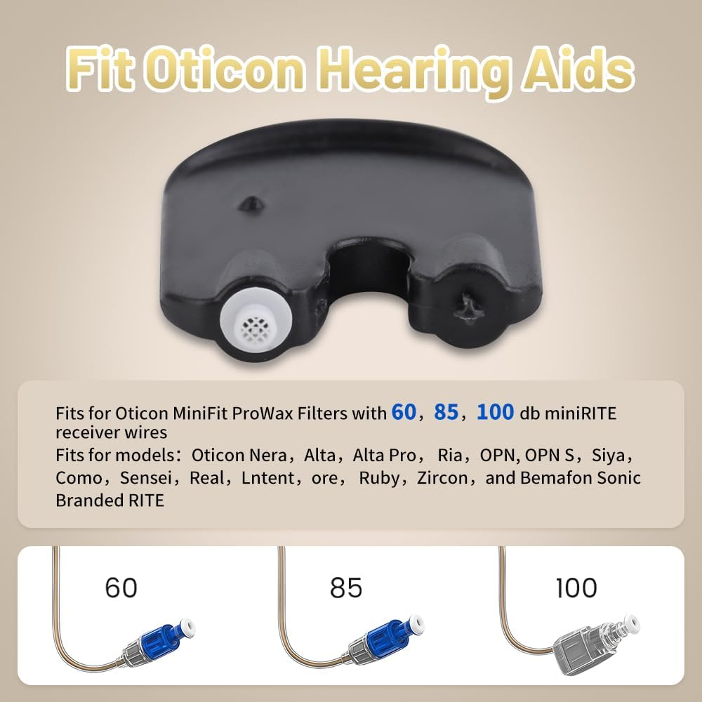Inspack Hearing Aid Wax Guards for Oticon Prowax Minifit, Oticon Prowax Filters Oticon, Oticon Hearing Aid Supplies, Oticon Accessories, Replacement Wax Filters(5 Packs/ 30 Pcs) image number 3