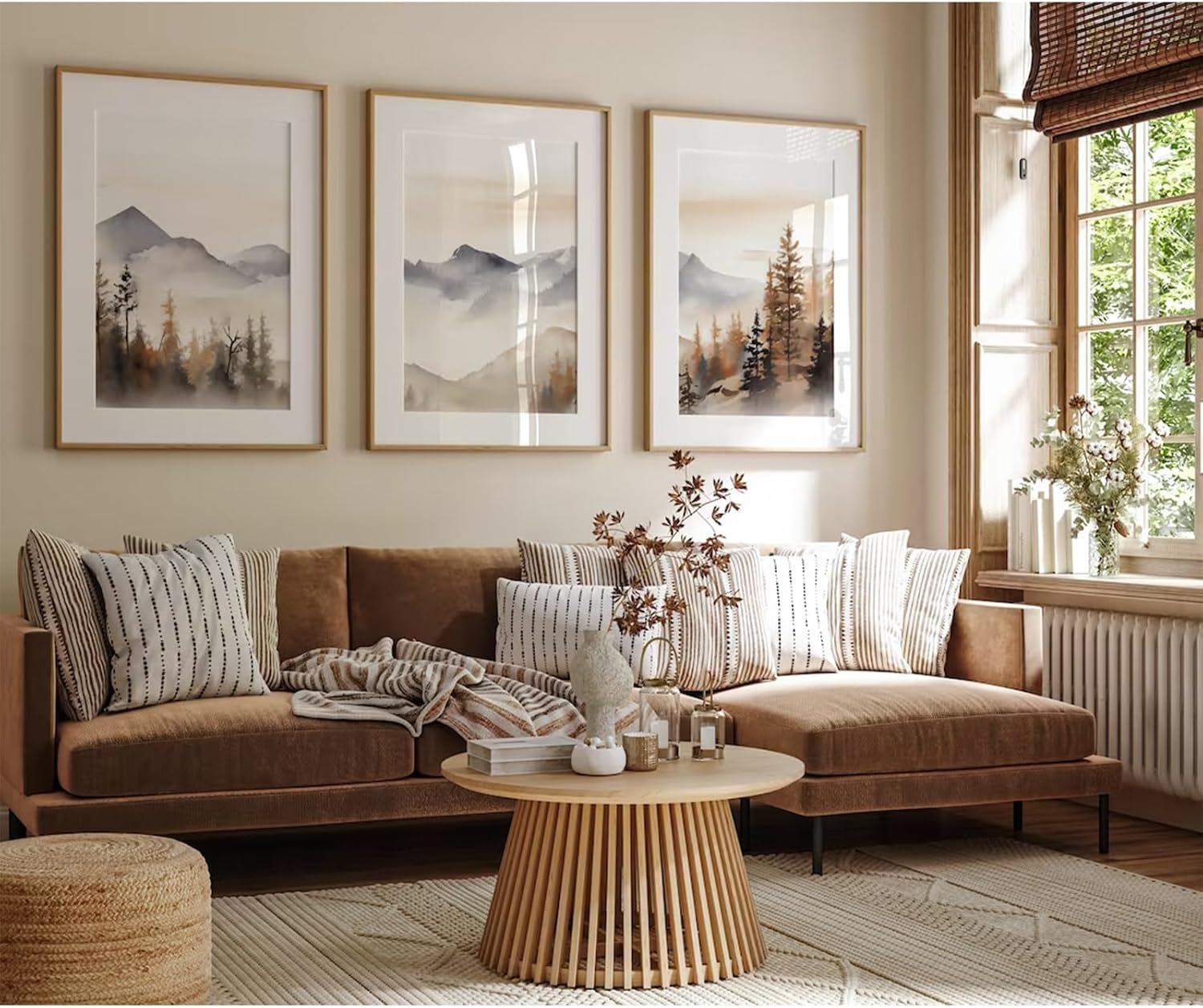 Joocrise Neutral Mountain Art Prints - 16X24 Unframed image number 5