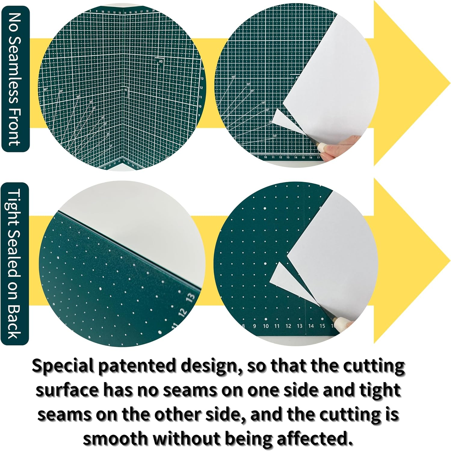 Imat Flip Cutting Mat Note A4, 30X22 Cm, Folding, Suitable for Small Crafts, Making Notebook, Models, and Scrapbooking Project (Ash Grey) image number 6