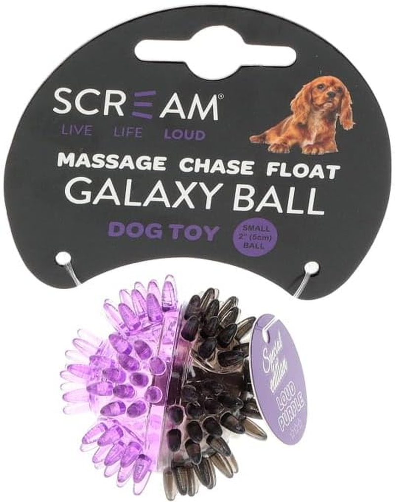 Scream Galaxy Ball Loud Purple/Black - Small 5Cm