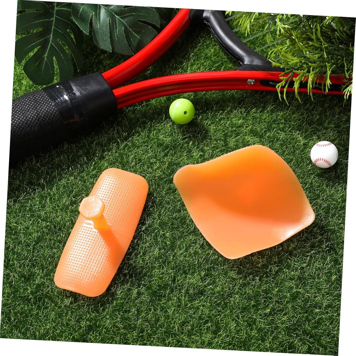 Liyquint 2 Pieces Silicone Non-Slip Golf Training Aids, Golf Club Swing Grip Mats, Golf Grip Mats, Golf Training Grip Aids, Suitable for Outdoor and Indoor Golf Grip Exercises image number 5