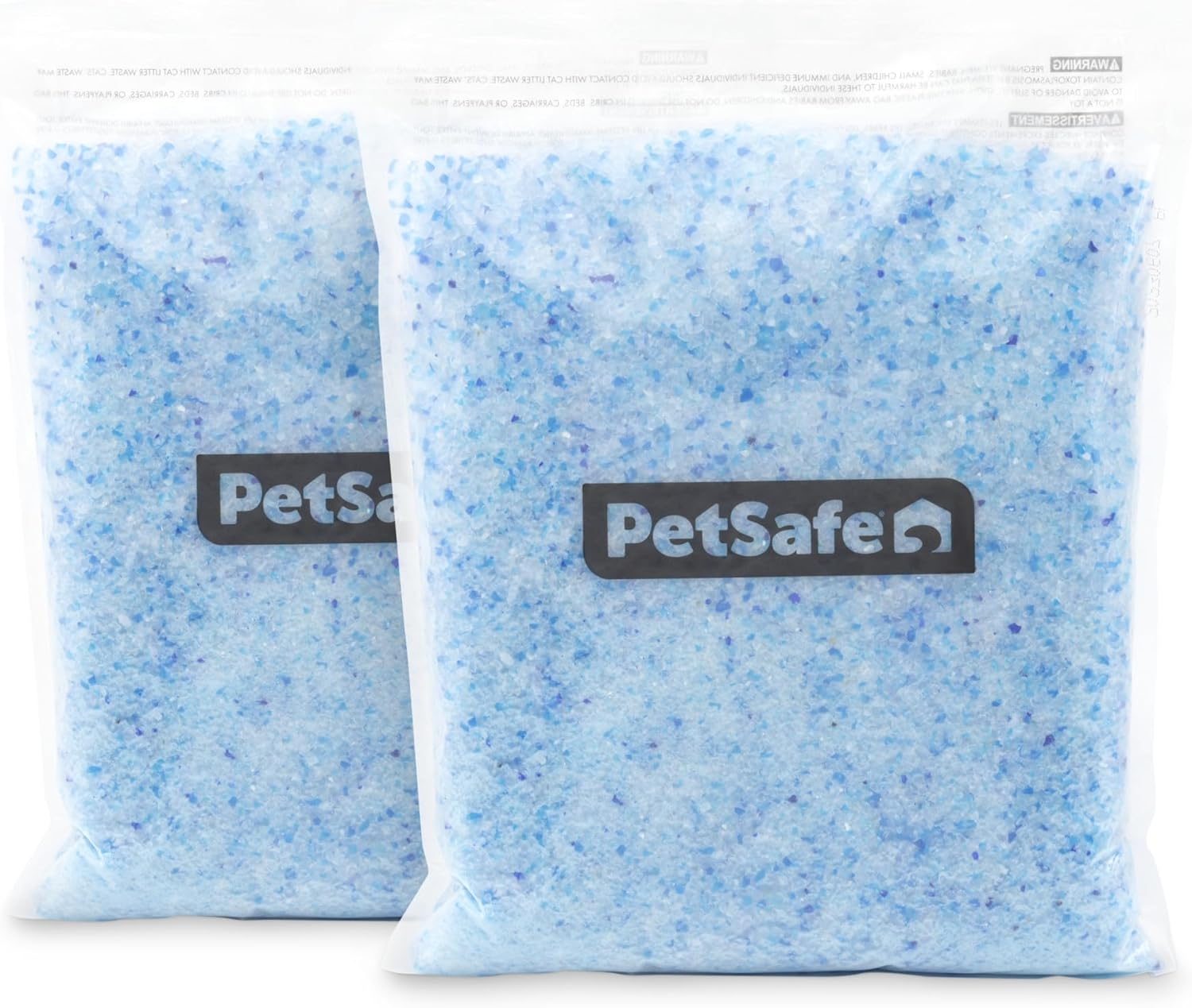 Petsafe Scoopfree Premium Crystal Cat Litter - 5X Better Odor Control than Clay Litter - Less Tracking & Dust for a Fresh Home - Non-Clumping - Two 4.3 Lb Bags of Litter (8.6 Lb Total) - Original Blue image number 3
