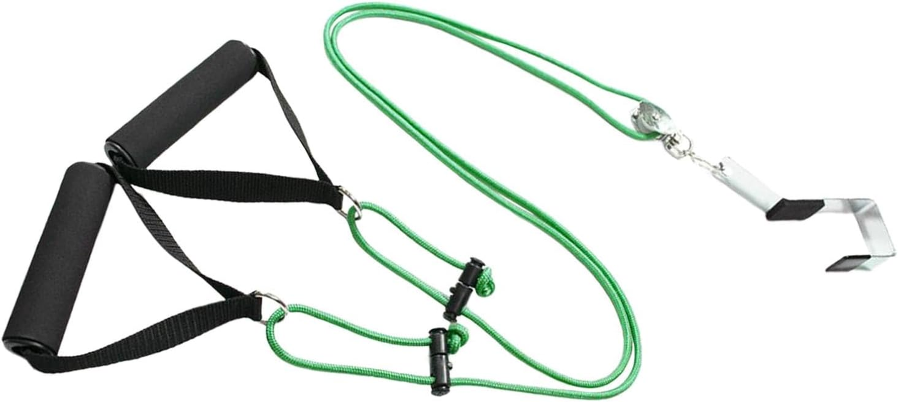 Shoulder Pulley over the Door Shoulder Pulley System Women Men Arm Exerciser Green, 2M image number 3