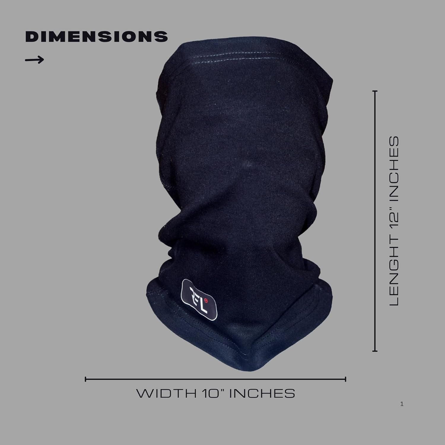 Regal Enterprises LLC Pack of 2 Fire-Resistant Neck Gaiters &ndash; Black & Navy Blue | FR Flame-Retardant Face & Neck Cover for Safety & Comfort