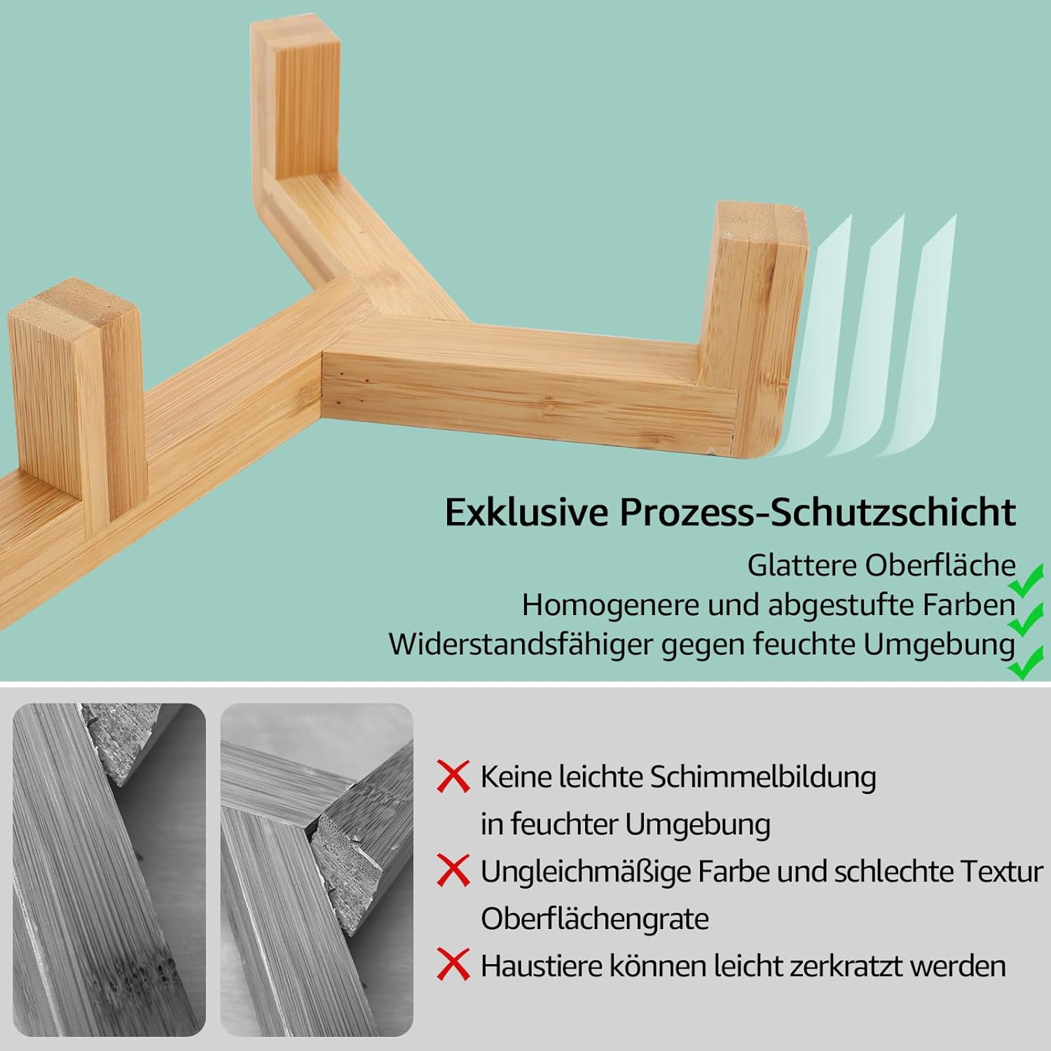 Pack of 2 Dog Bowls 850 Ml Cat Bowl with Bamboo Base Feeding Bowl for Dogs and Cats Dog Bowl Small Dogs White Dog Bowl Ceramic image number 6