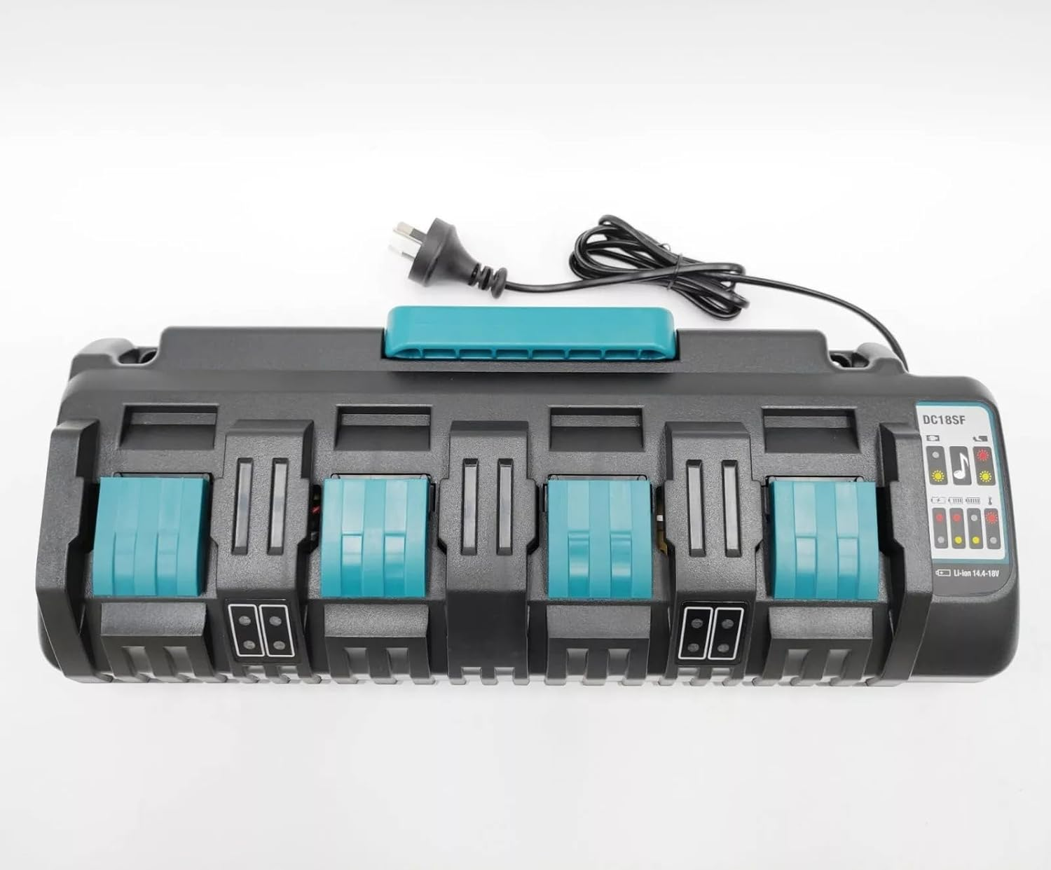 DC18SF 4-Port 14.4V 18V 4X 3A Lithium Battery Charger for Makita BL1820 BL18 3X4A image number 2