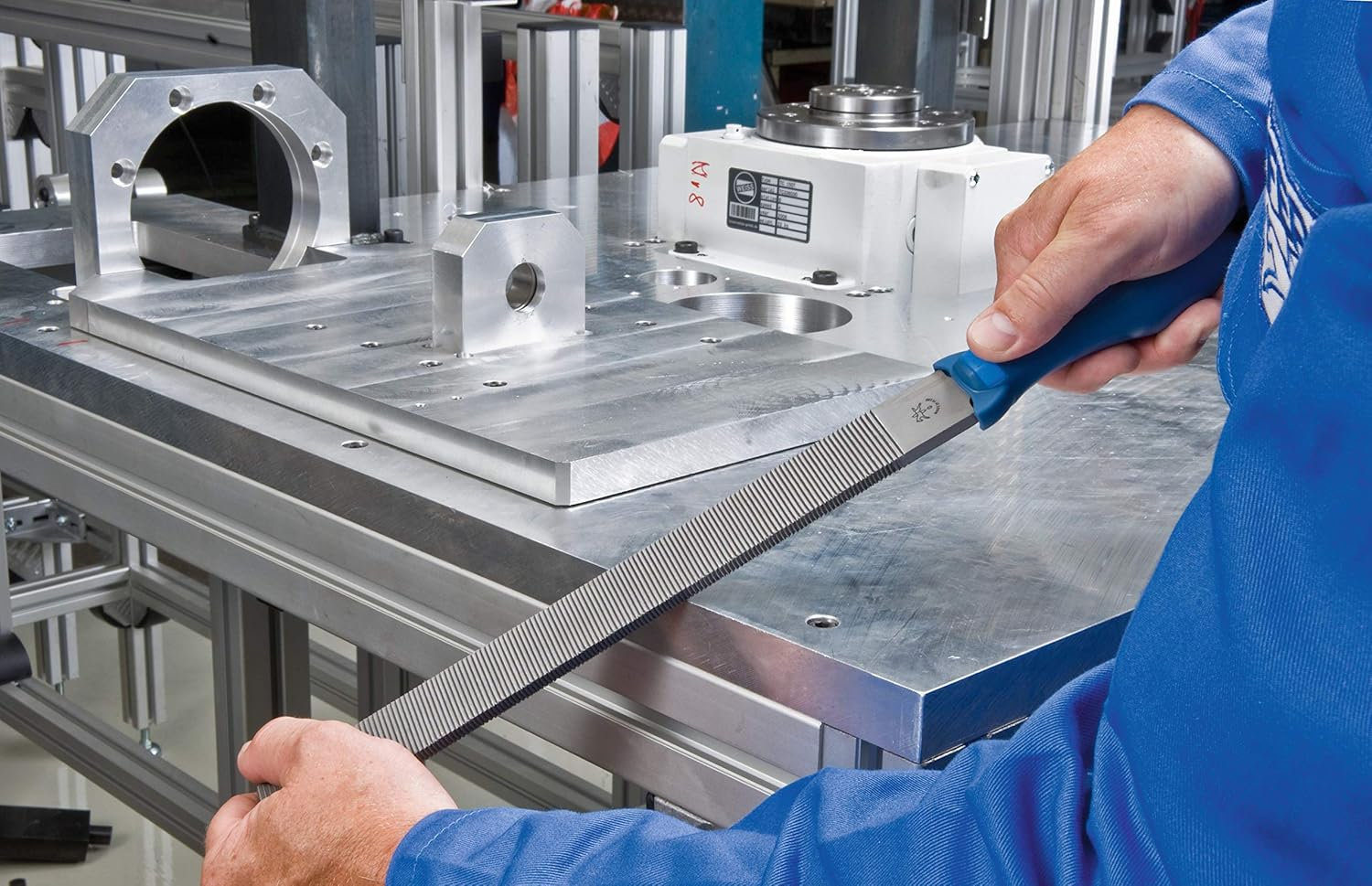 Pferd 11216256 Cut 1 Type Flat File, Silver/Blue, 250 Mm image number 4