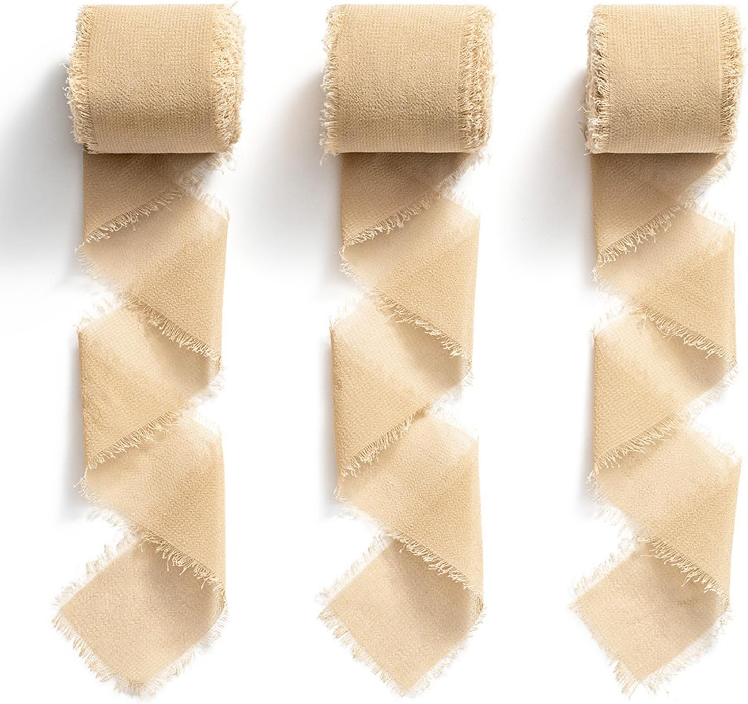 Chiffon Ribbon Decoration Handmade Wide Ribbon for Gift Wrapping for Wedding Birthday Valentine'S Day Party Decoration and Crafts DIY Projects,1.5 Inch X 7 Yd,Terracotta