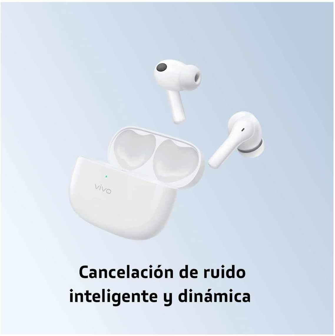 Vivo TWS 2E Wireless Headphones - Moonlight White