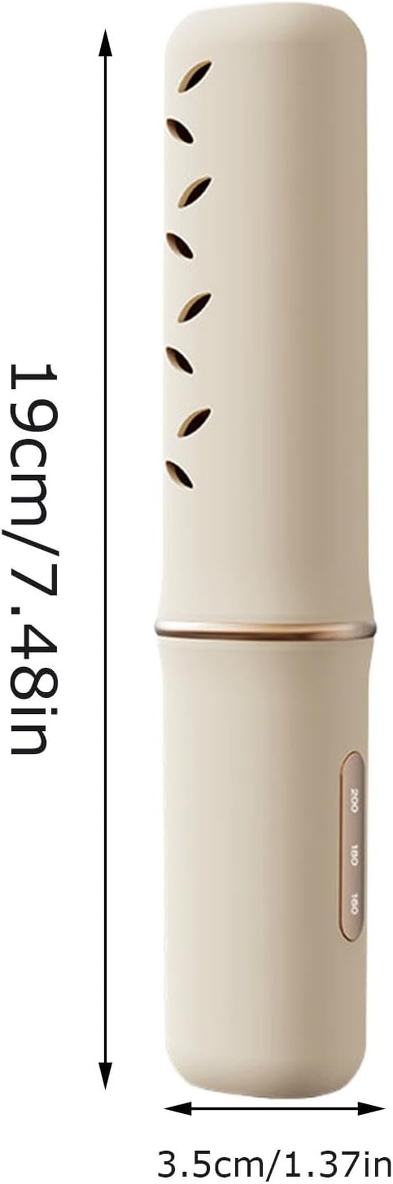 Cordless Hair Straightener Brush, Heated Brush Hair Straightener Cordless, Rechargeable Hair Straightener, Rechargeable Heated Straightening Brush with Negative Ions for Travel and Styling image number 3