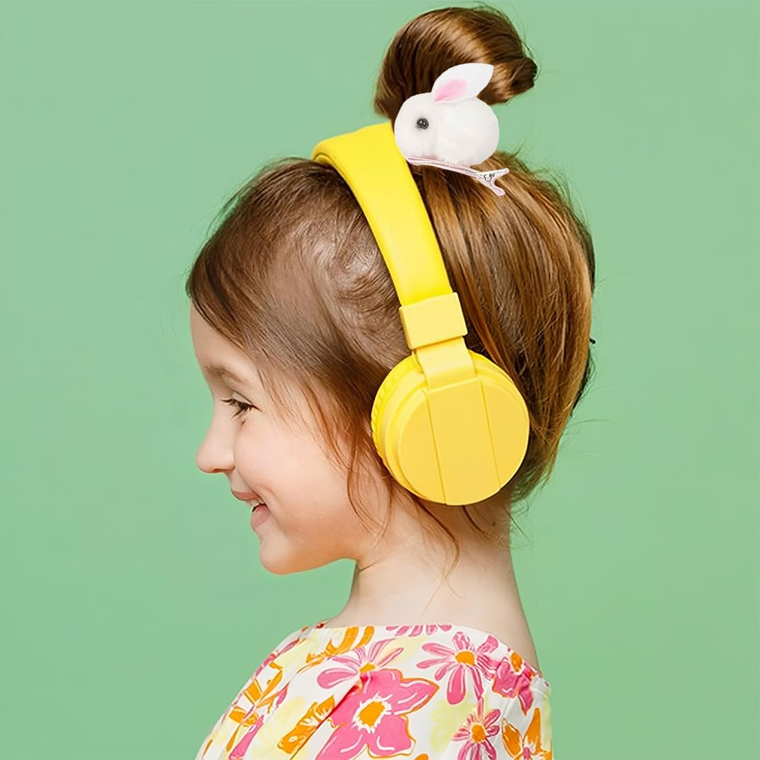 JEYORZY Pack of 4 Hair Clips Girls Cute Hair Clips for Girls Birthday, Hair Accessory for Children, the Easter Bunny image number 2