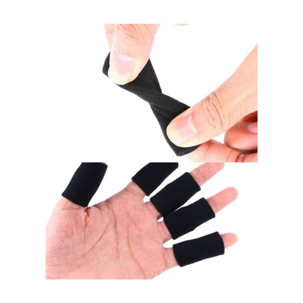 GYWHOOFT Finger Protector,20 PCS Finger Brace Boating Finger Sleeves Finger Protectors Finger Sleeves Support Sports Finger Cots Finger Support Finger Sleeve for Elastic Finger Sleeve image number 3