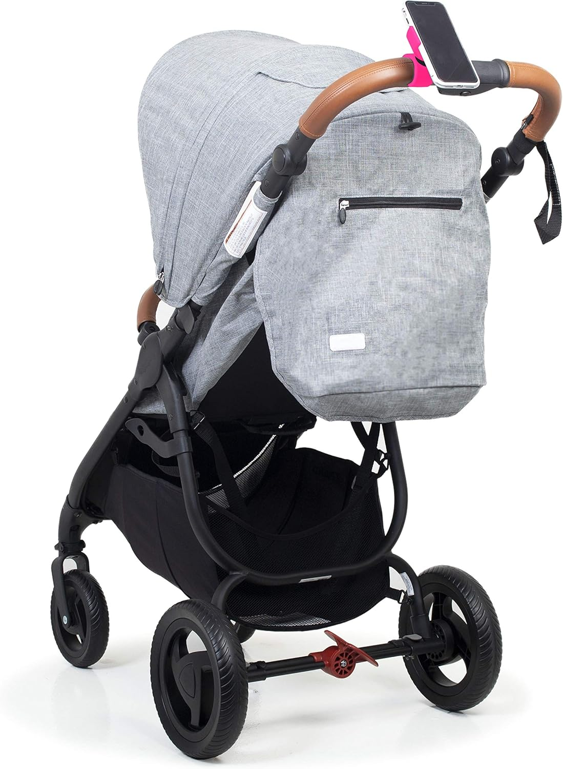 Baby Stroller Phone Holder, Fits up to 7.5 Inch Smartphones - Fuchsia image number 5