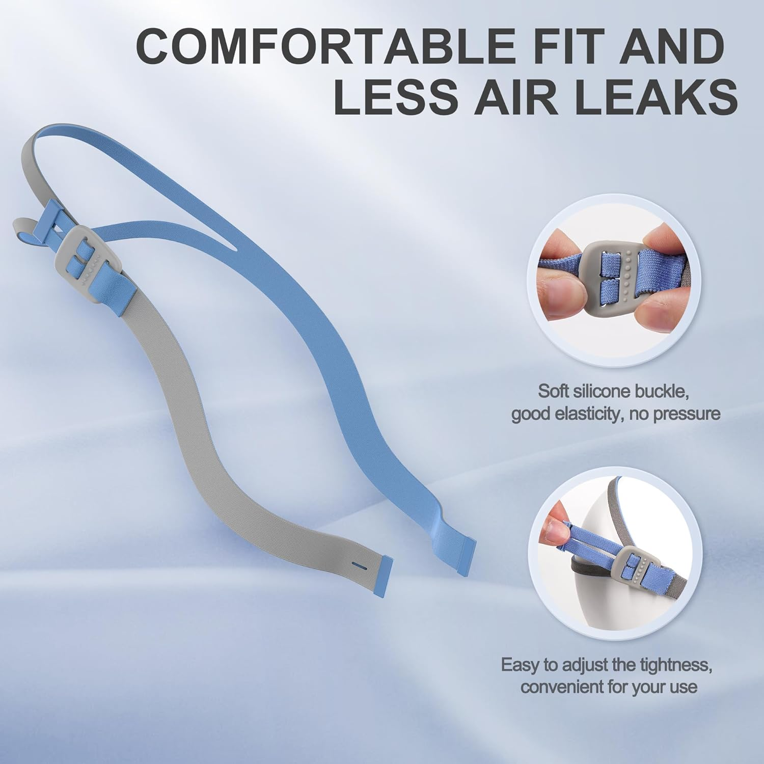 Replacement Full Set of Headgear Tube Frame Assembly for P10, Tube Frame Headgear Compatible with Airfit P10, Great Value New Version Tube Frame Kit Supplies by Airsmart (No Cushion) image number 4