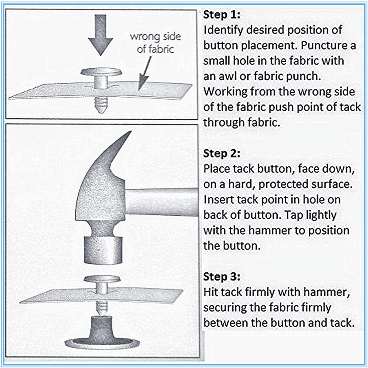 17Mm Brass Jeans Buttons, No Sew Metal Buttons Tack Buttons Replacement Kit (Red Copper) - Red,Silver image number 6