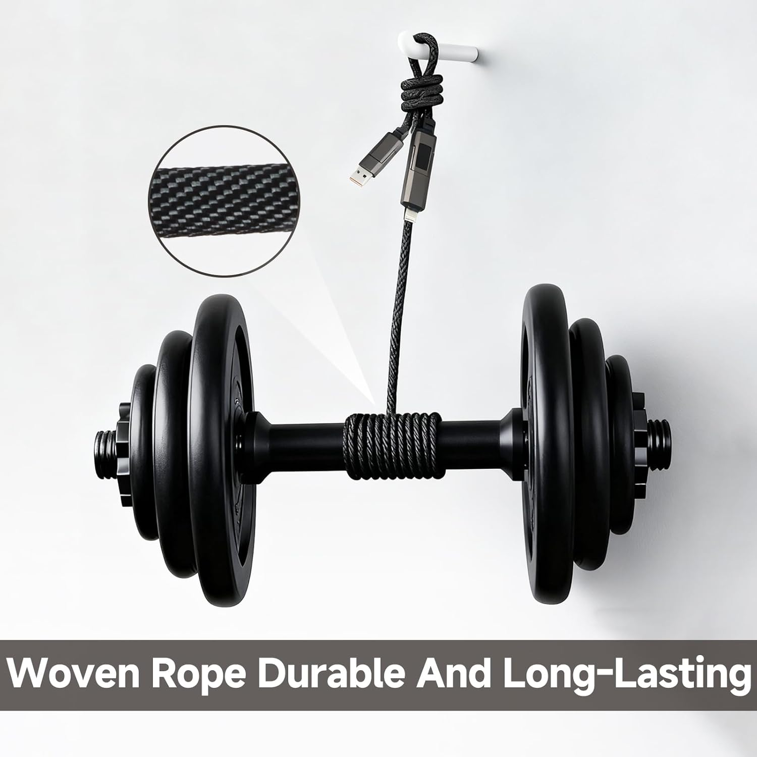 Havenease- 65W 4-In-1 Fast Charging Cable with LED Display USB C to Lightning and USB a Cable Compatible with Iphone 16 15 Pro Max Galaxy S23 Ipad Macbook Air 1.5M image number 2