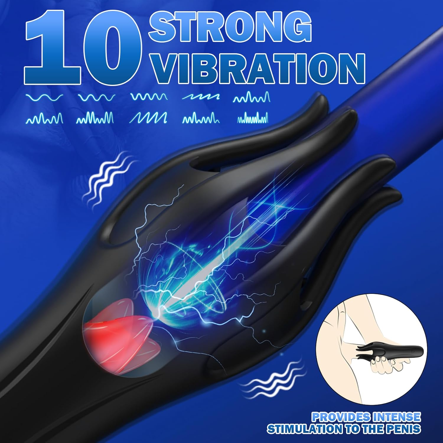 Male Sex Toys for Men - Upgraded Automatic Male Masturbators,Masturbator Machine with 10 Modes Vibration & 10 Licking Tongue,Adult Sex Toys for Training & Prolong Endurance,Pocket Pussy with 3D Textured for Men (Black) image number 1
