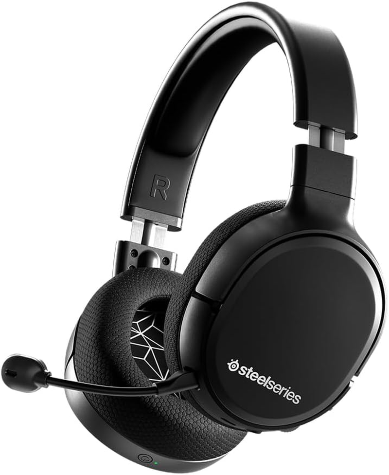Steelseries Arctis 1 Wireless Gaming Headset &ndash; USB-C &ndash; Detachable Clearcast Microphone &ndash; for PC, PS4, Nintendo Switch and Lite, Android &ndash; Black