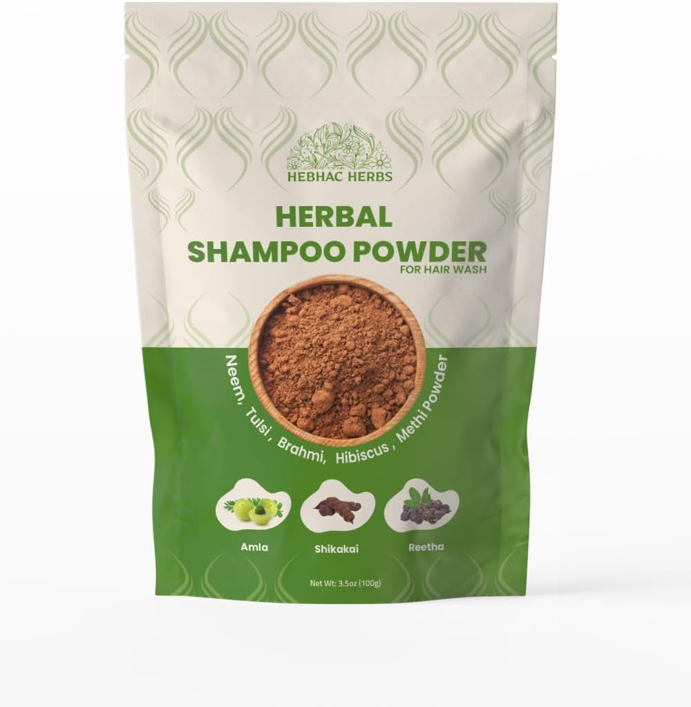 Herbal Shampoo Powder 100G | Natural Hair Cleanser & Nourishment | Gentle, Chemical-Free Formula for Healthy Hair Care image number 3
