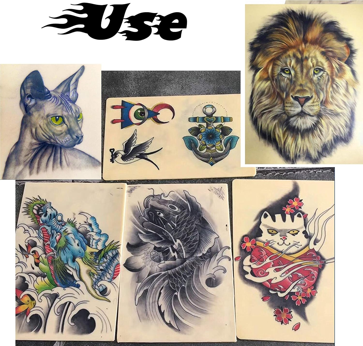 Aokbean Blank Tattoo Practice Skin - 3Pcs 1.2Mm Thick 7.6 X 11.6 Inch Double Sides Tattoo Fake Skin Pads for Beginner or Artist Tattooing Supplies image number 3