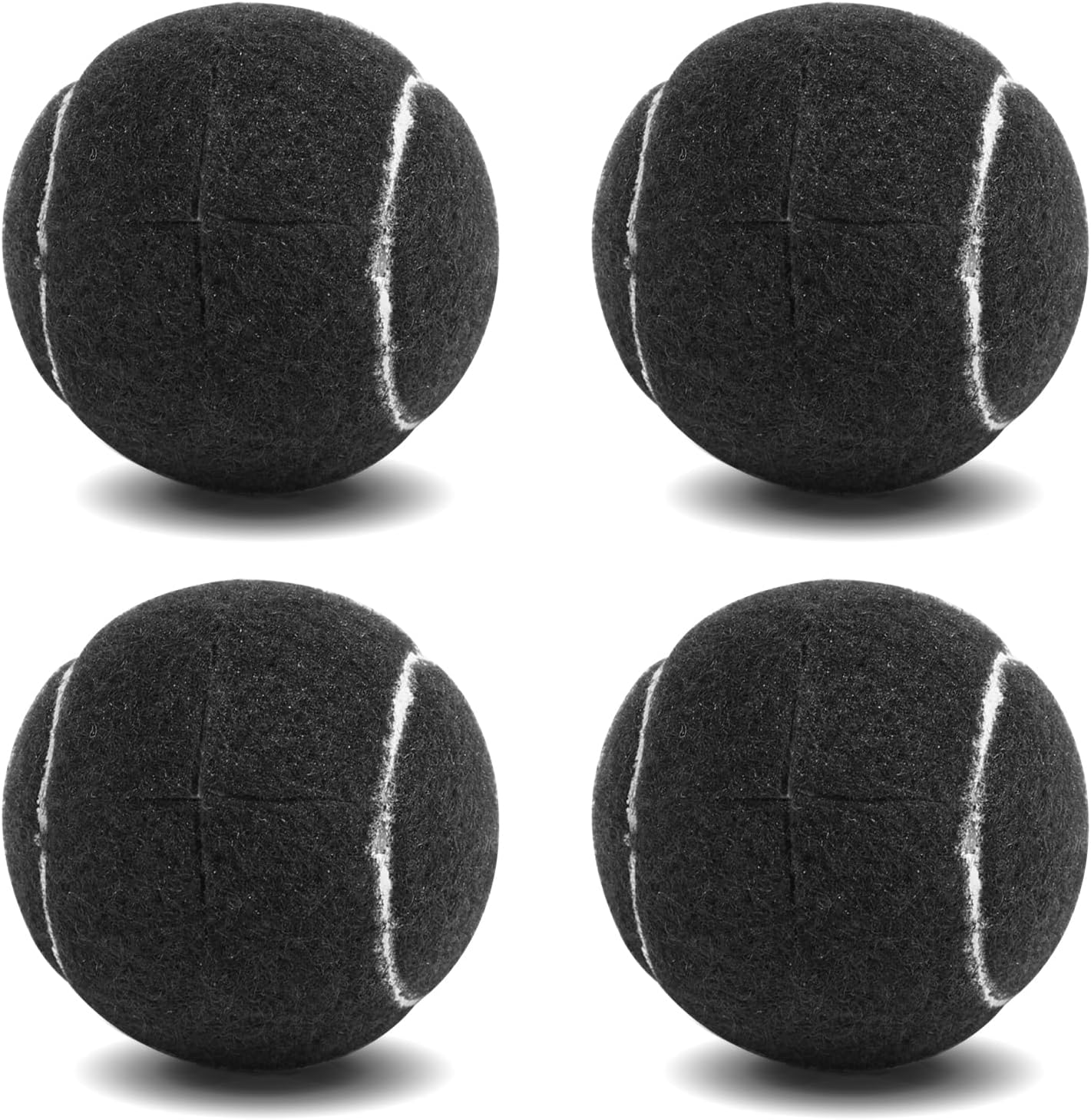 Walker Tennis Balls Precut Tennis Balls for Walkers 4PCS Walkers Legs Universal Precut Glide Balls, Heavy Duty Long Lasting Felt Pad Glide Coverings for Furniture Legs and Floor Protection