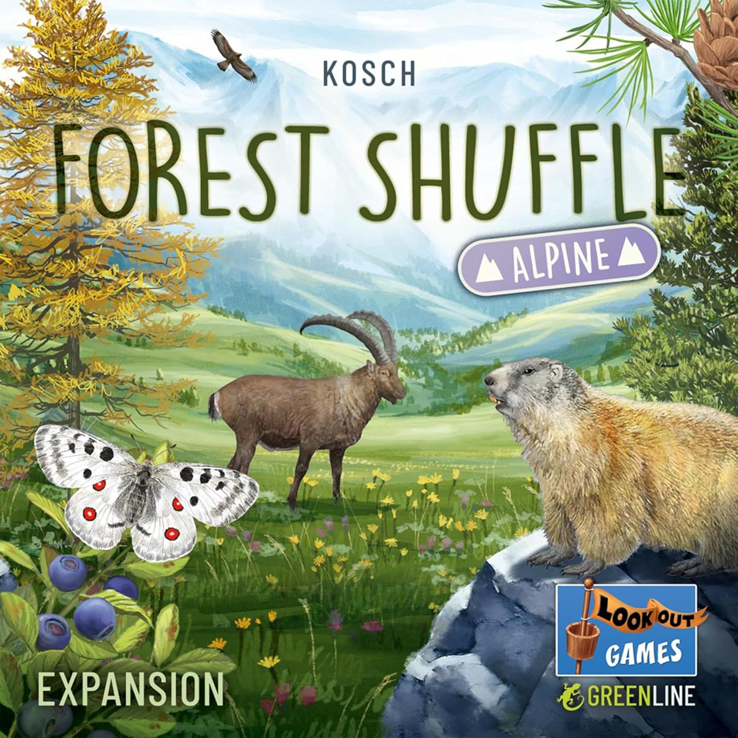 Lookout | Forest Shuffle Alpine Expansion | Card Game | Ages 10+ | 2-5 Players | 60 Minutes Playing Time