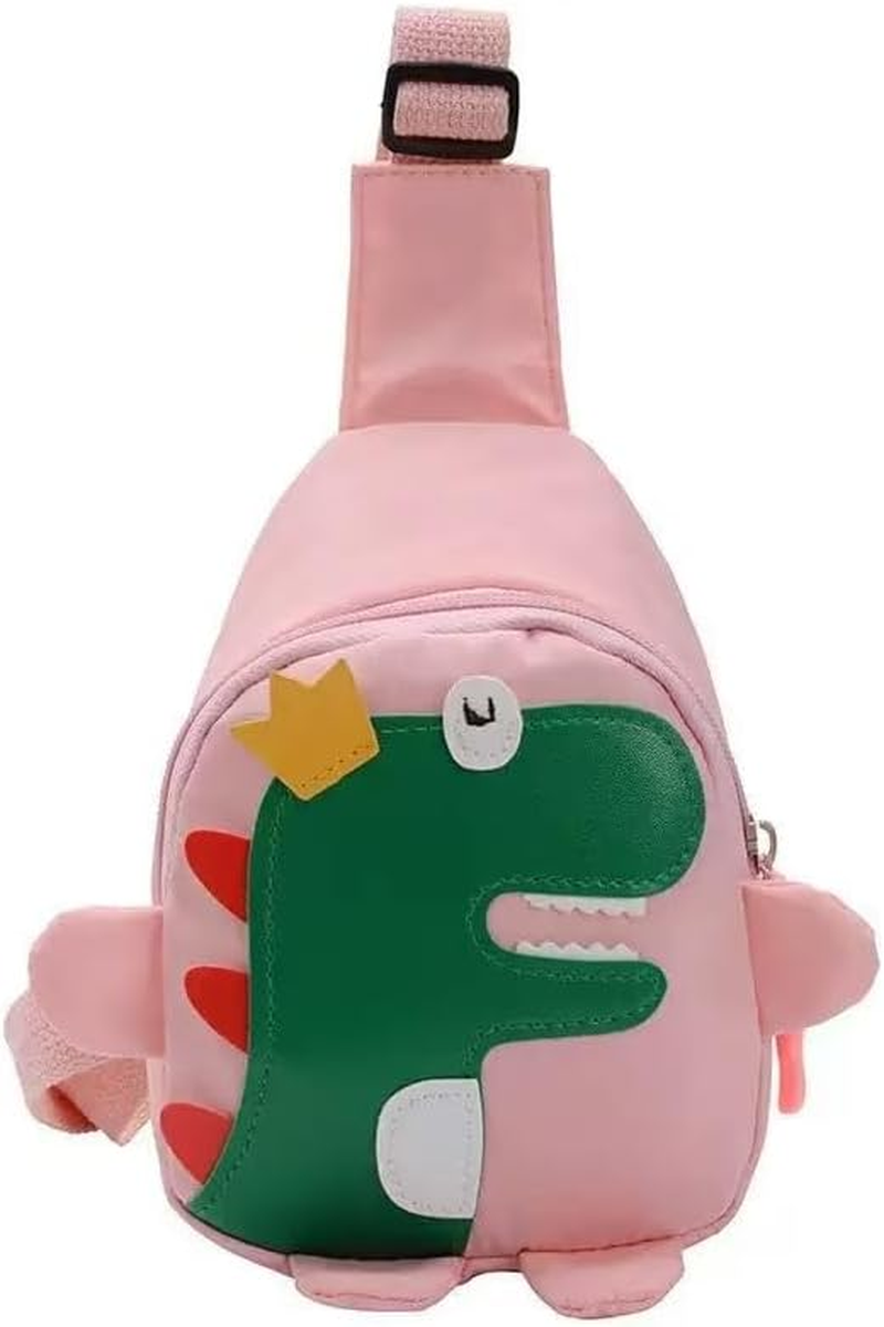 Rivhom Mini Crossbody Bag for Boys, Small Dinosaur Sling Backpack for Kids
