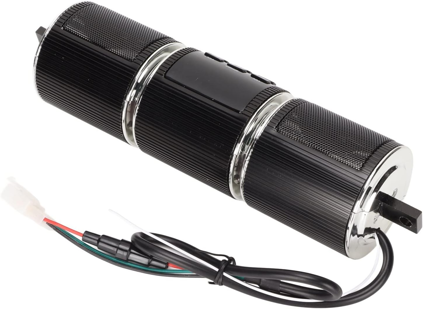 Motorcycle Speaker, Wireless Handlebar Speaker with Clock Display, 3W Sound Output, 110DB, for S Note Series (Black) image number 2