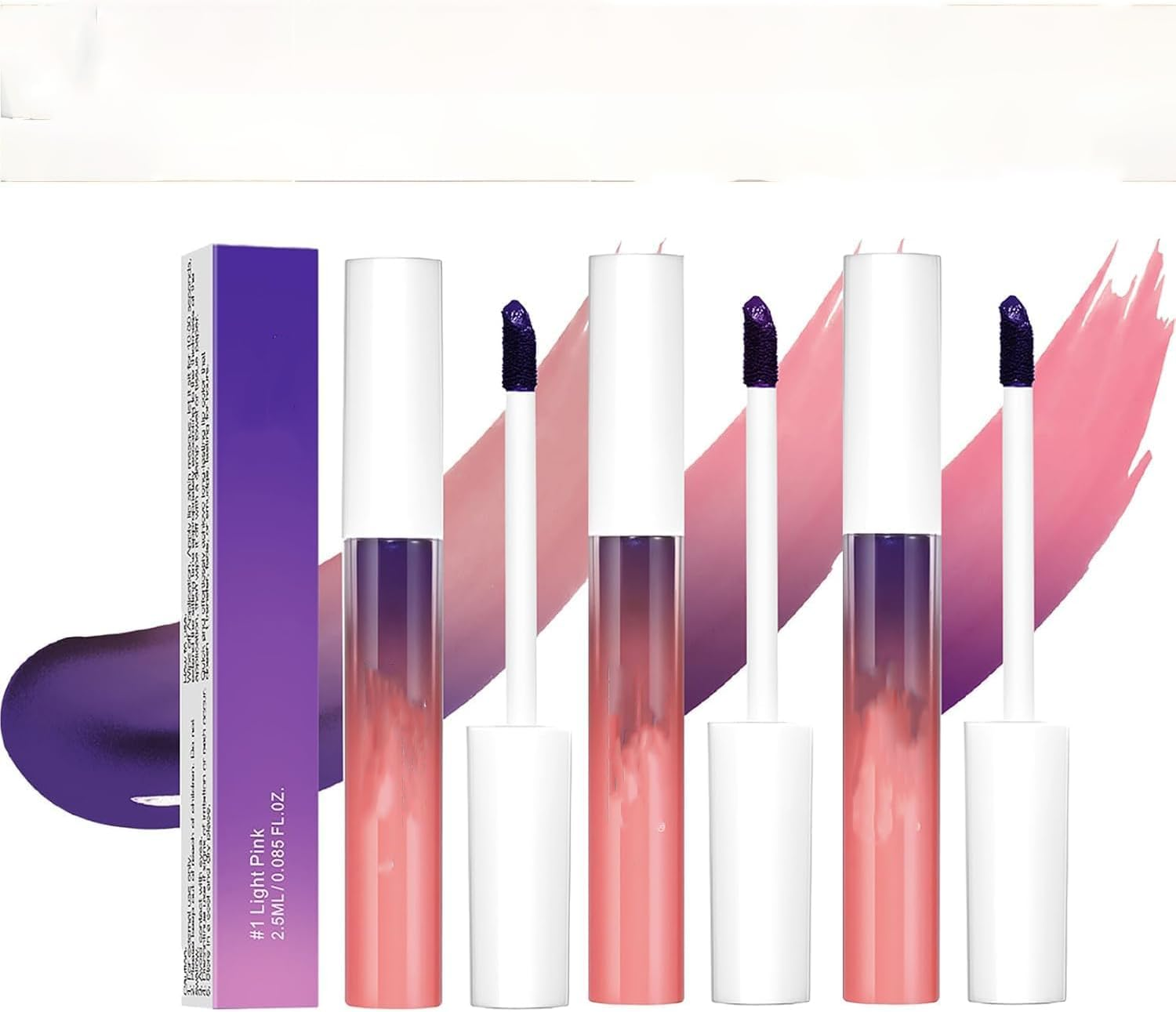 Peel-Off Lipstick Set, 3 Colours, Long-Lasting Matte Lip Stain, Waterproof Colour Changing Lip Gloss image number 3