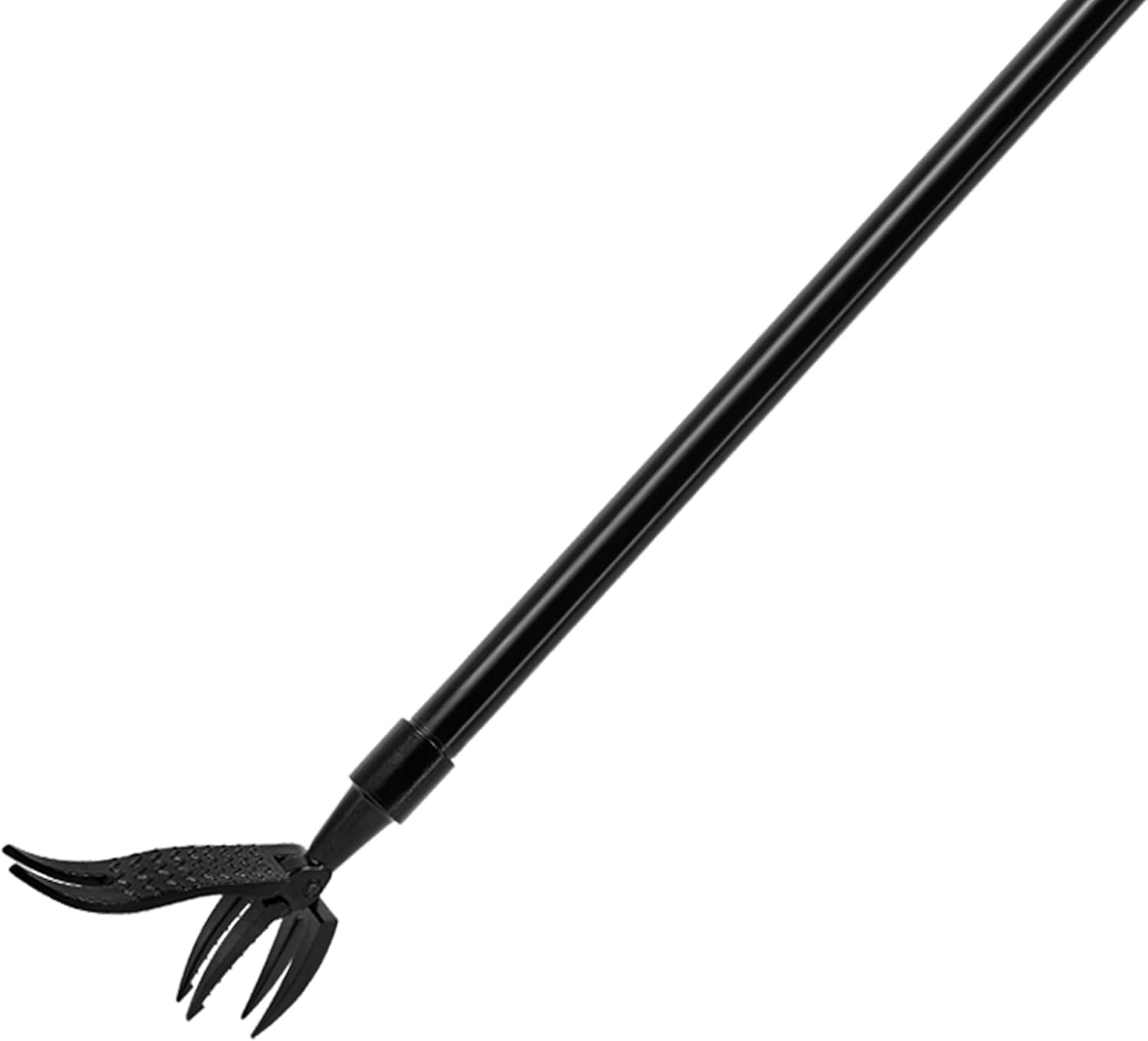 Upgraded Weed Puller Tool Stand up Heavy Duty: Alloy Long Handle & 4-Claw Steel Head Design, Durable and Lightweight Weeding Tool Gardening Supplies - No Need to Bend over or Kneel down to Weed Easily image number 3