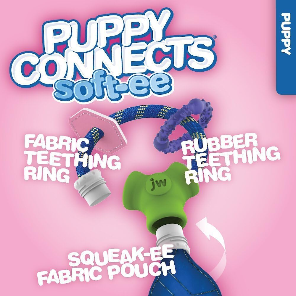 JW Puppy Connects 3-In-1 Puppy Toy