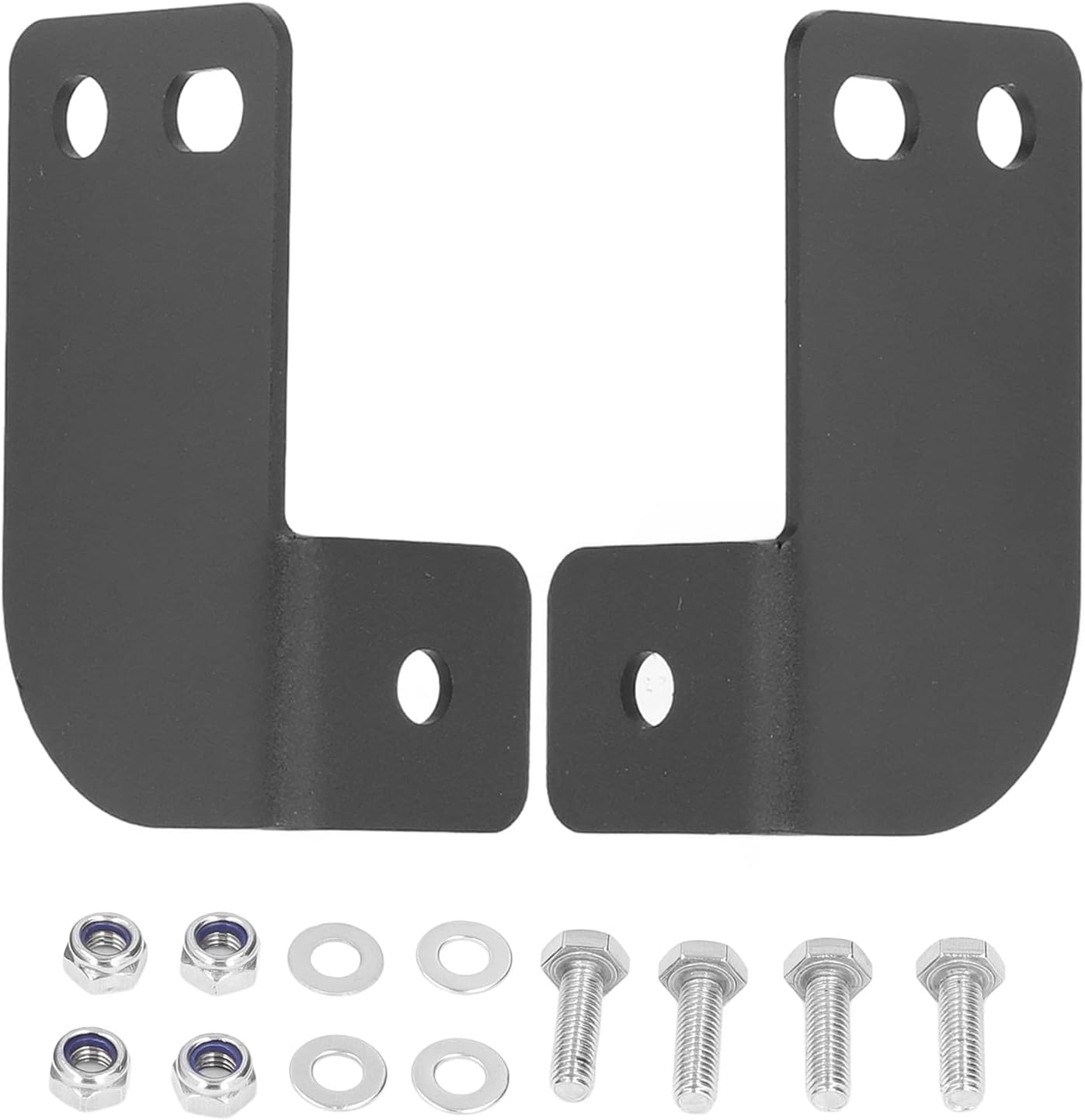 Rear Roof Pillar Roll Cage Bar, Reverse LED Light Pod Mounting Brackets Compatible, Pod Light Mounting Bracket High Tensile anti Scratch Wear Resistant Replacement for Ranger 2013‑2021 for UTV image number 1