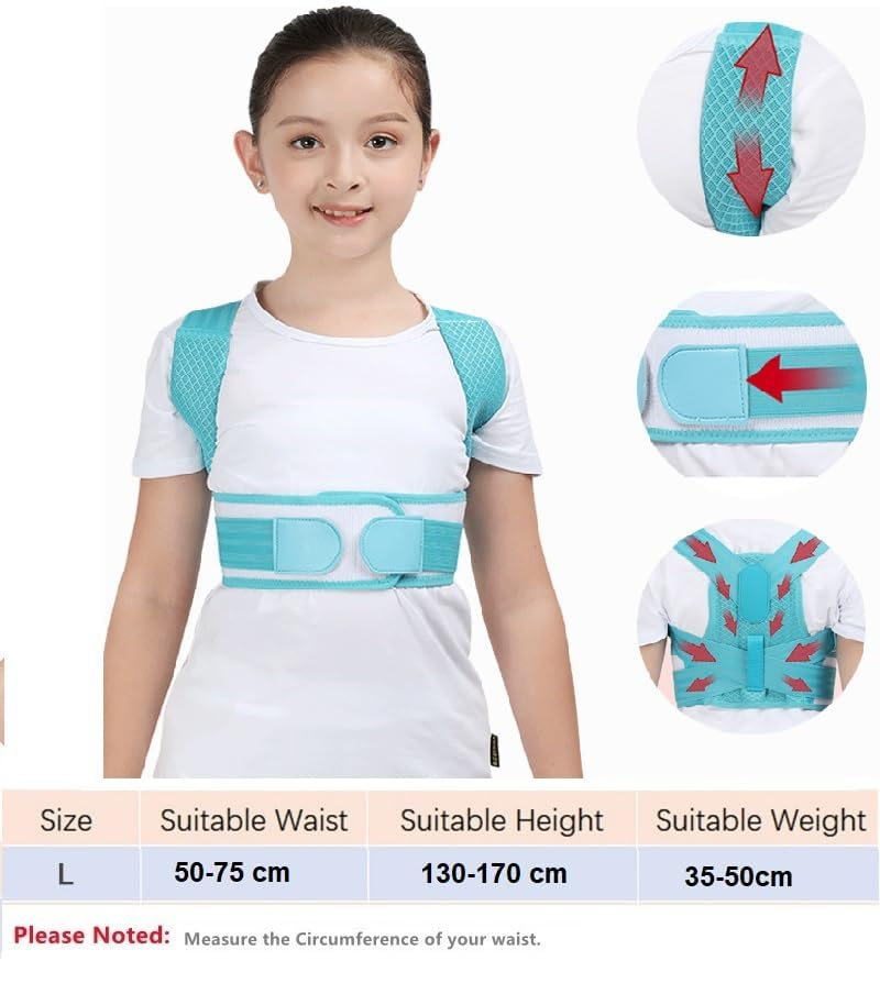 Adjustable Children Posture Corrector Ergonomics Back Support Belt Kids Orthopedic Corset for Kids Spine Back Lumbar Shoulder Braces
